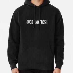 Sisters Apparel Black Good and Fresh Hoodie Sz S